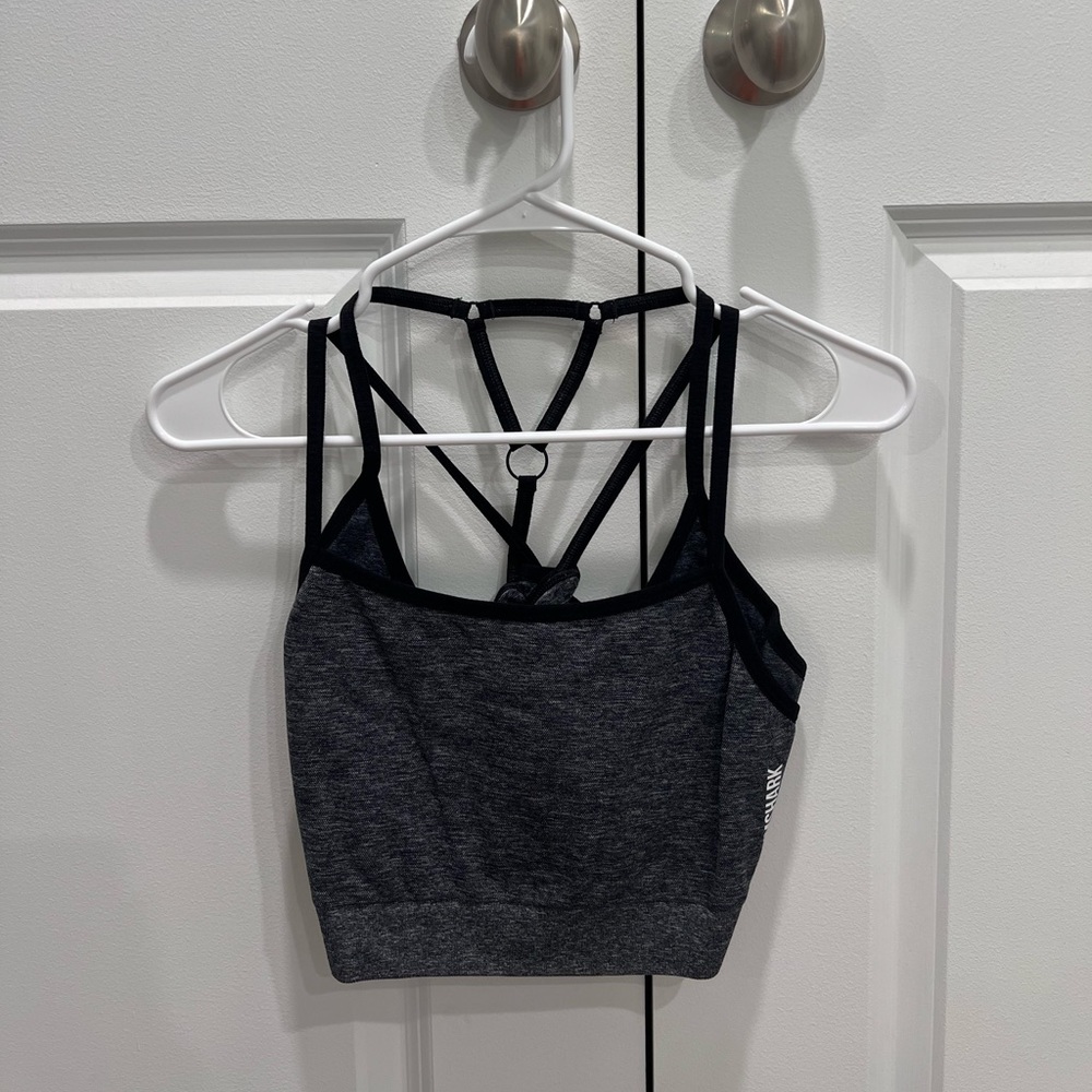 Gymshark adapt marl seamless sports bar / exercise workout top